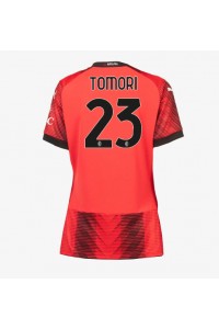 Fotbalové Dres AC Milan Fikayo Tomori #23 Dámské Domácí Oblečení 2023-24 Krátký Rukáv